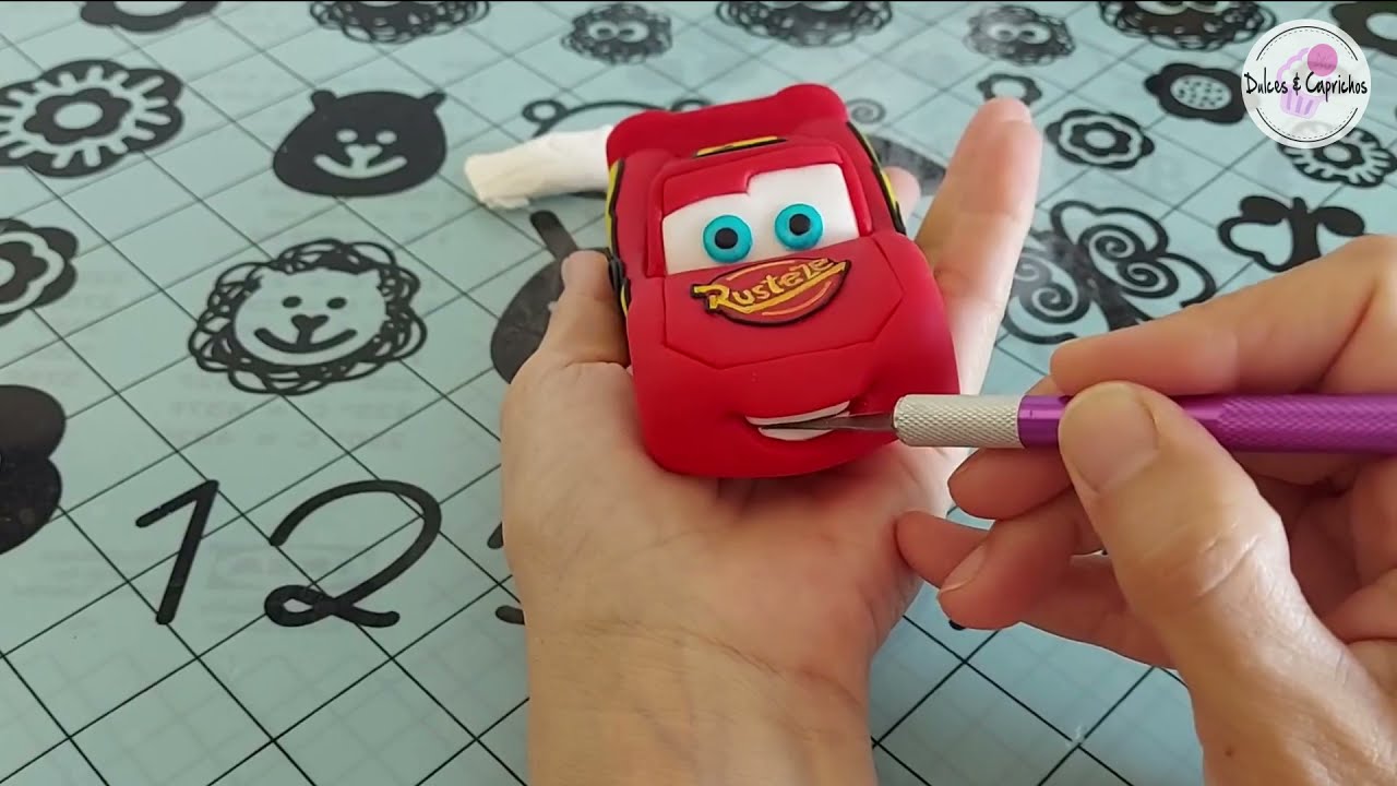 Rayo Mcqueen En Fondant