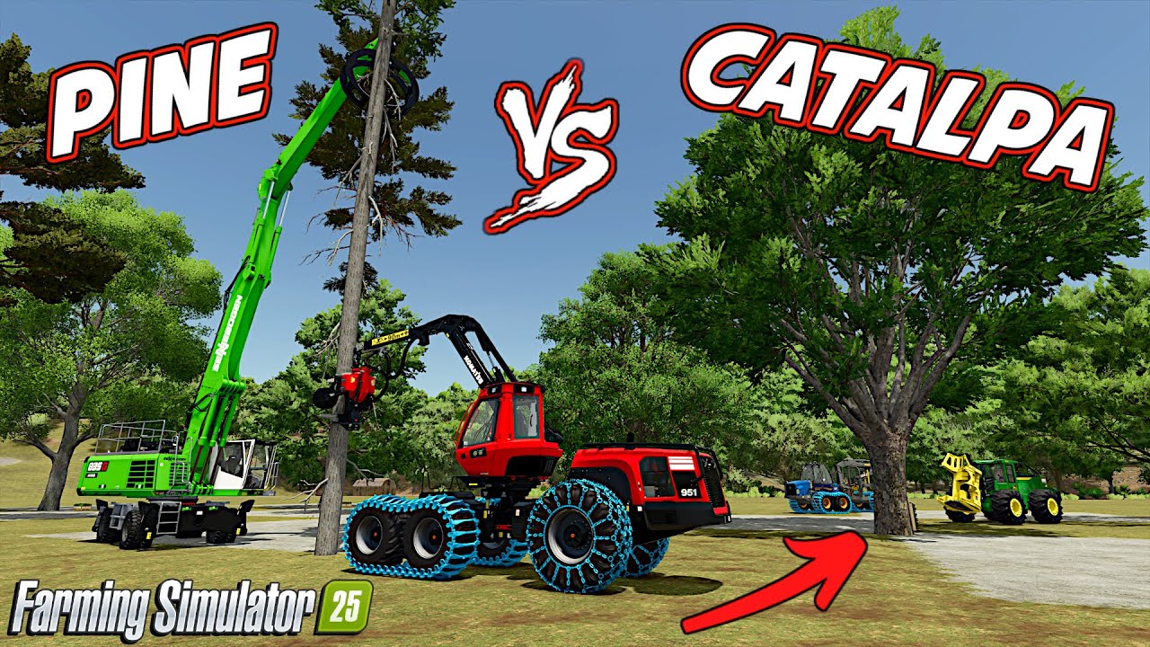 ЛУЧШЕЕ ДЕРЕВО ДЛЯ ПРОИЗВОДСТВА В FARMING SIMULATOR 25
