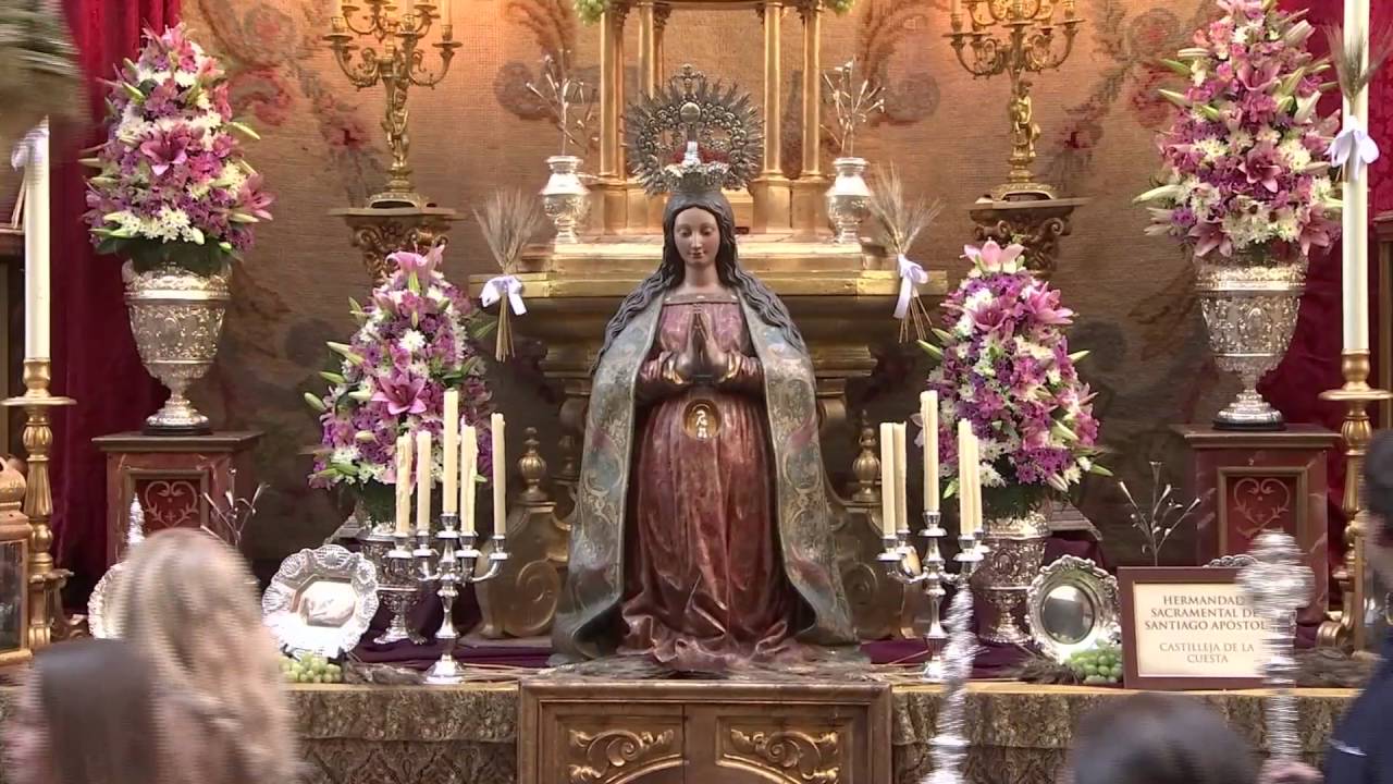 Altar de la Hermandad de Santiago de Castilleja en el Corpus Christi de Sevilla 2016