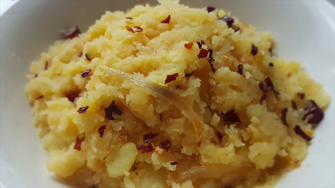 Potato chutney/ Satini pomme de terre mauricien/ Chatini de Pomme de Terre