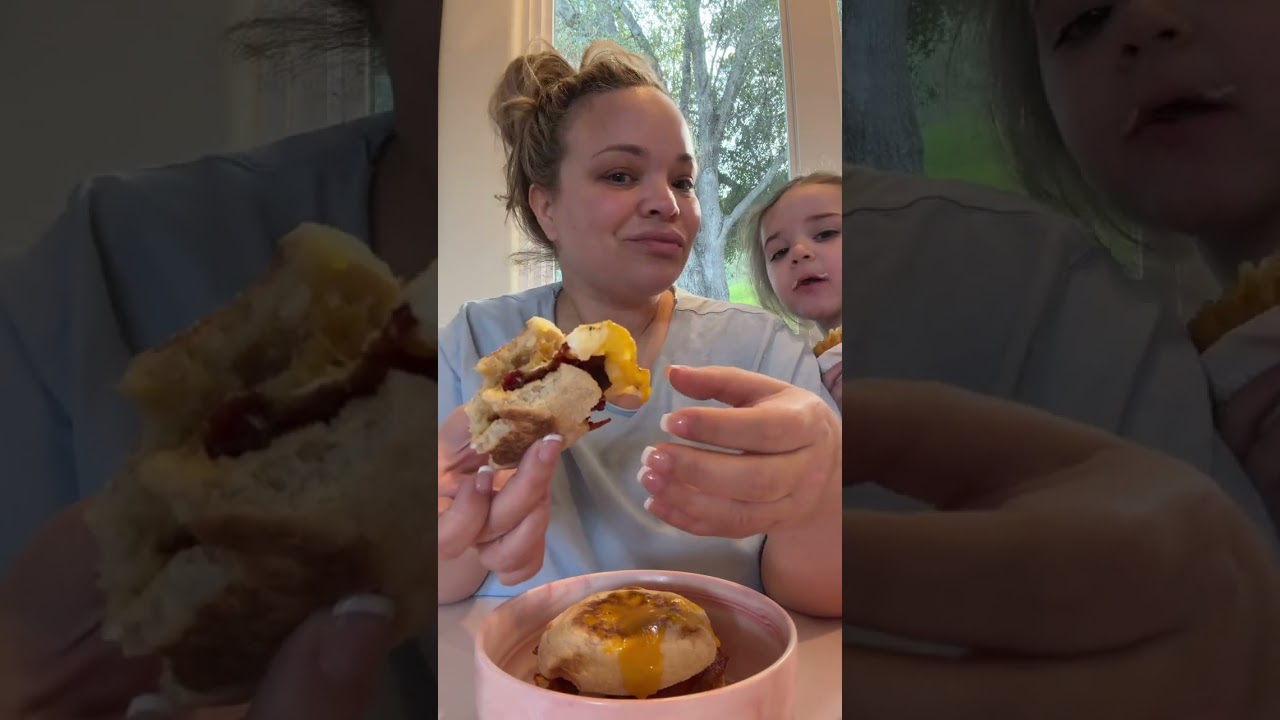 Trisha Paytas Enjoying a Crispy Honey Chicken Burger 🍔🍯