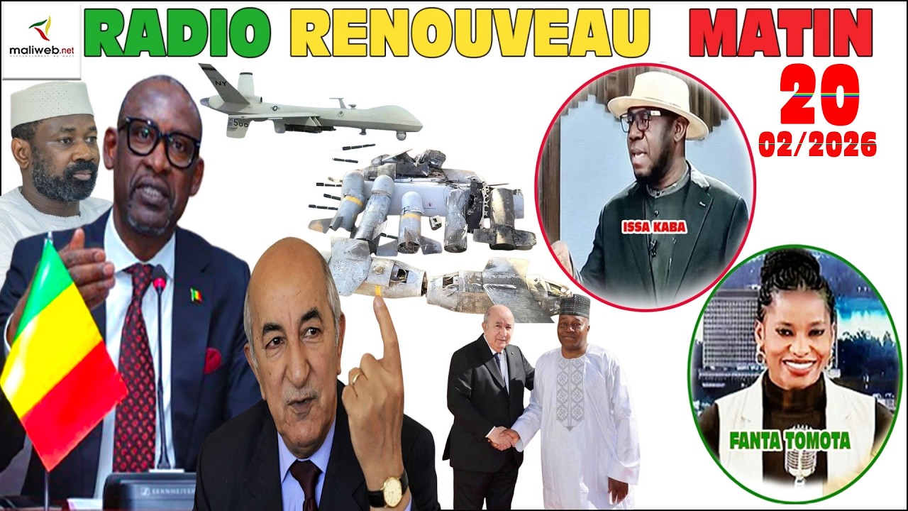 LE MATINAL DE LA RADIO RENOUVEAU FM du 20 Février 2026