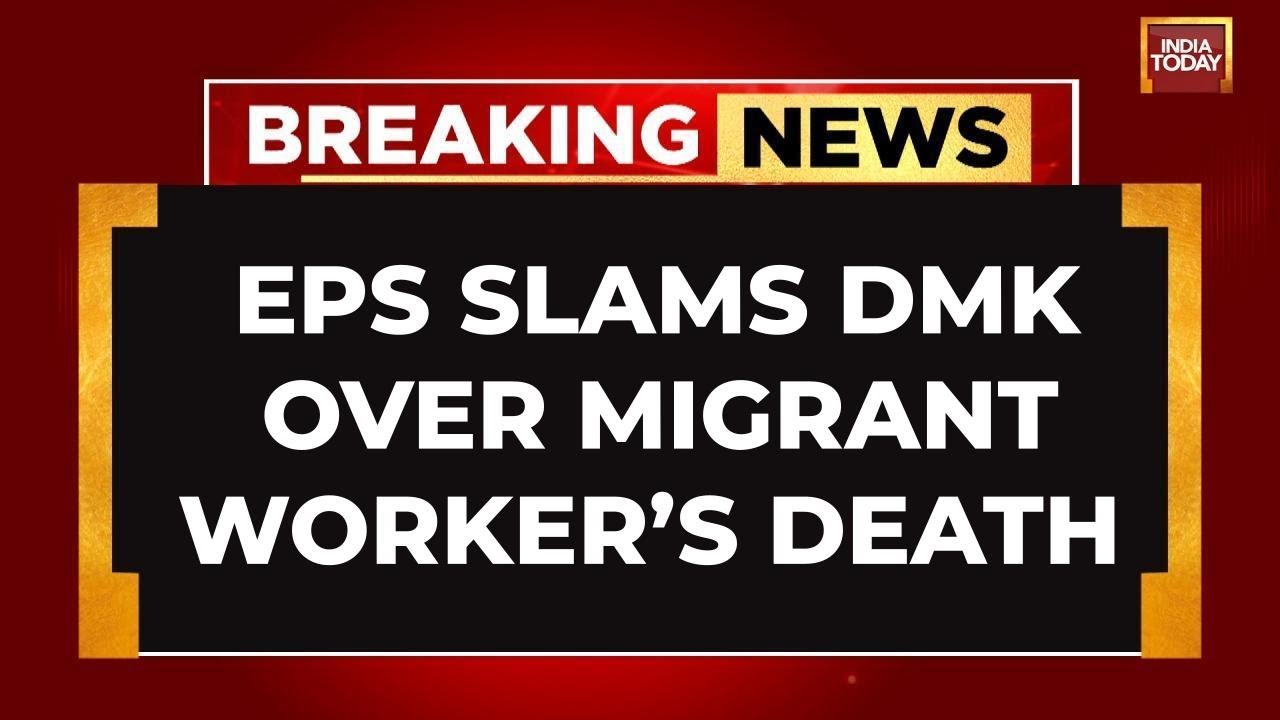 Tamil Nadu Law & Order Row | EPS Slams DMK After Minors Attack Migrant Worker Suraj