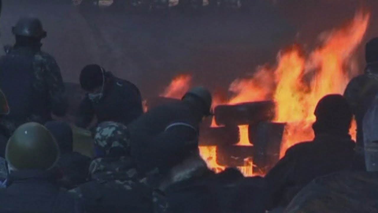 Ukraine Protest: Violence flares up as police fire rubber bullets and smoke grenades