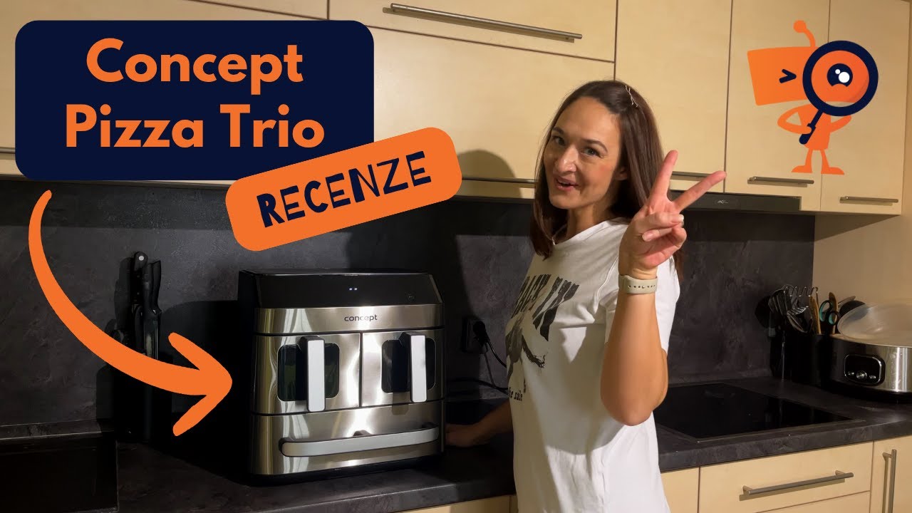 Recenze horkovzdušné fritézy Concept Pizza Trio F3 1
