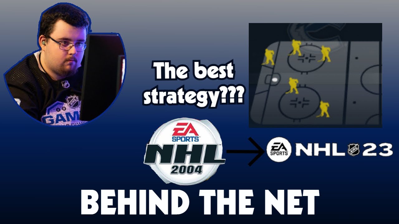 THIS STRATEGY IS TOO GOOD! HOW TO USE THE BEHIND THE NET STRATEGY HEADING INTO NHL 23...