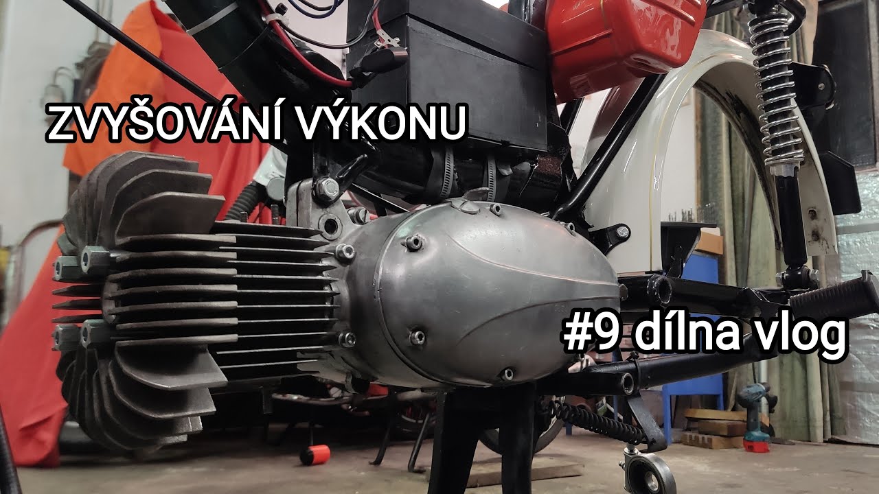 Zvyšování výkonu Jawa 50/23 - Dílna vlog #9