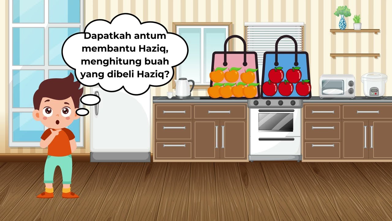 Orientasi peserta Didik pada masalah (Sintak PBL) Haziq belanja buah