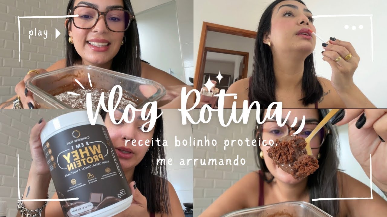 RECEITA DE BOLINHO PROTEICO, BATE PAPO E ARRUME-SE COMIGO ✨