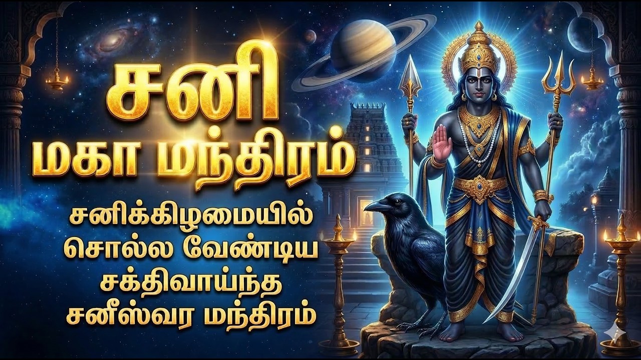 சனி பகவான் மகா மந்திரம்,சனிக்கிழமையில் சொல்ல வேண்டிய சக்திவாய்ந்த மந்திரம் | Lord Shani Mantra