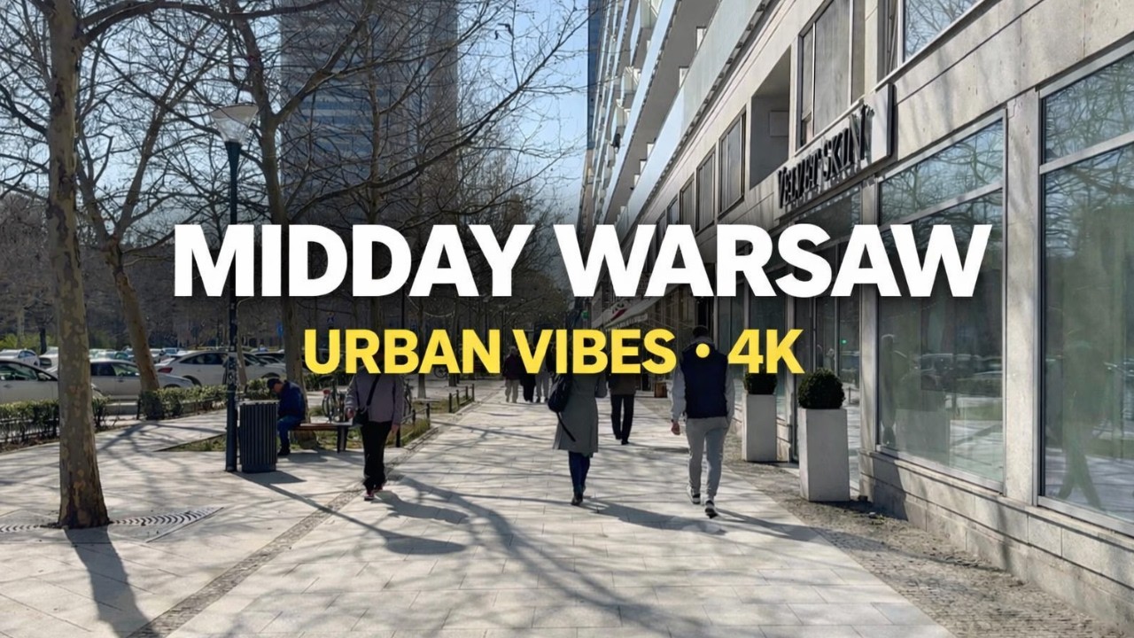 A Typical Day in Warsaw [4K] &ndash; Midday City Walk