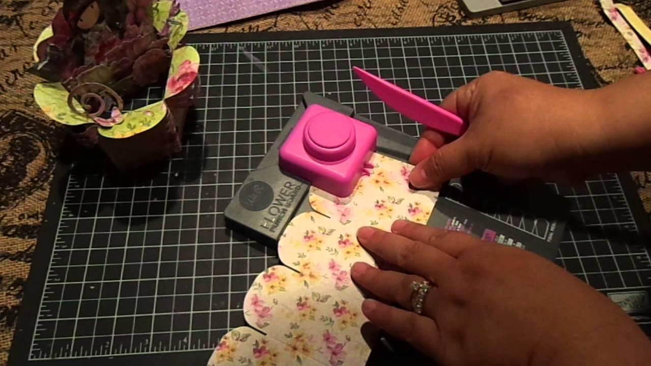 3D Flower Box Card with the WRMK Flower Punch Board