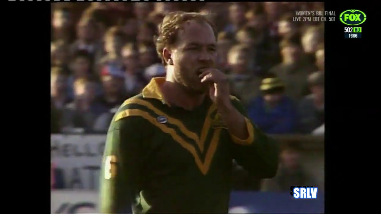 1986 Kangaroo Tour  3rd Test  GAME 13  GB v Australia