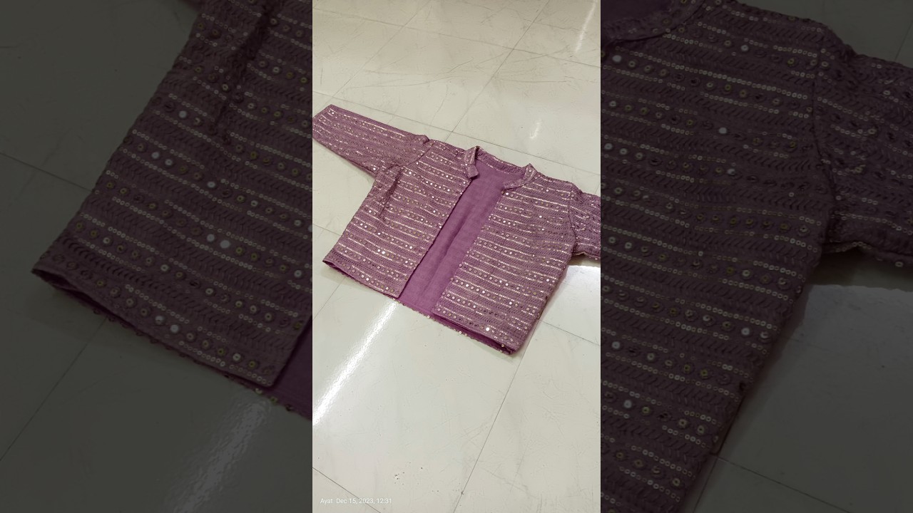 koti ki cutting 👆| how to make jacket for gown 👗 #koti #jacket  | koti cutting and stitching