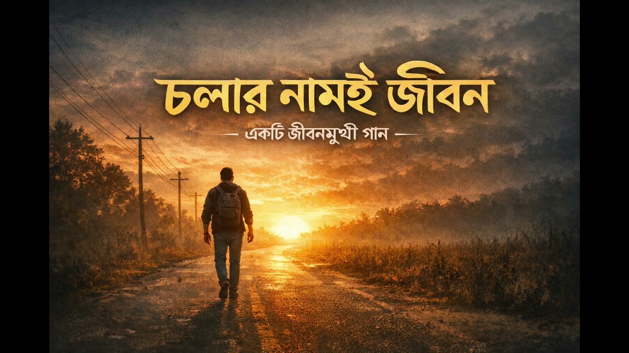 চলার নামই জীবন | একটি জীবনমুখী অনুপ্রেরণামূলক বাংলা গান