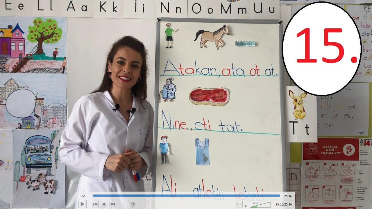 Okuma Yazma Öğreniyorum - Dik Temel Harfler - 