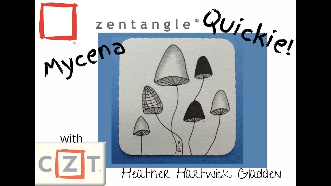 Zentangle® Quickie: Mycena