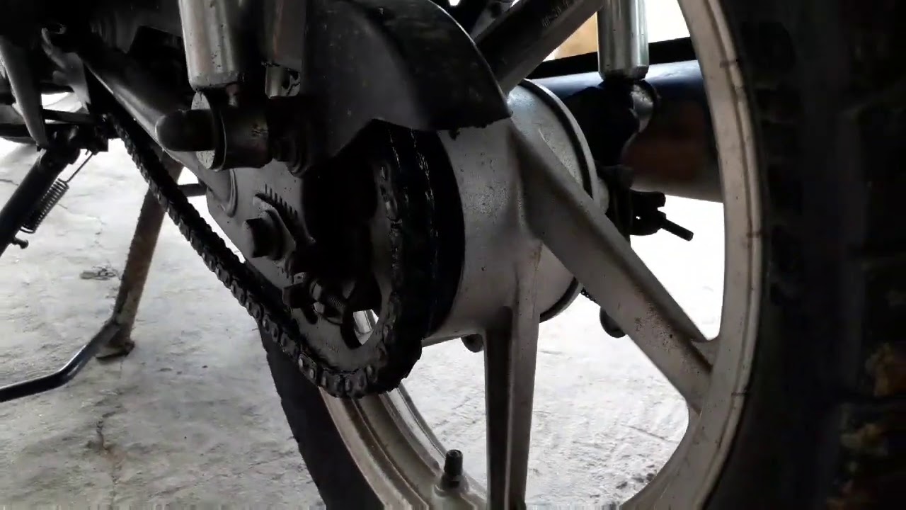 Como aperta a corrente de shyneray jet 50cc