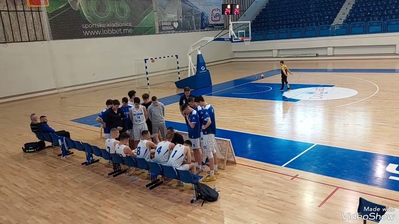 KK Sutjeska-KK Podgorica 57-81            kadeti utakmica za treće mjesto@MarkoKilibarda66