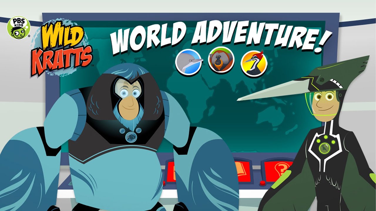 Wild Kratts World Adventure: Spider Monkey, Lemur’s, Frogfish, Orangutan’s, Dolphins, Woodpeckers