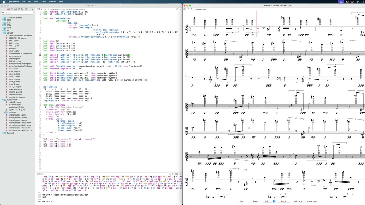 Do Timeline & the Composer Mindset - Opusmodus