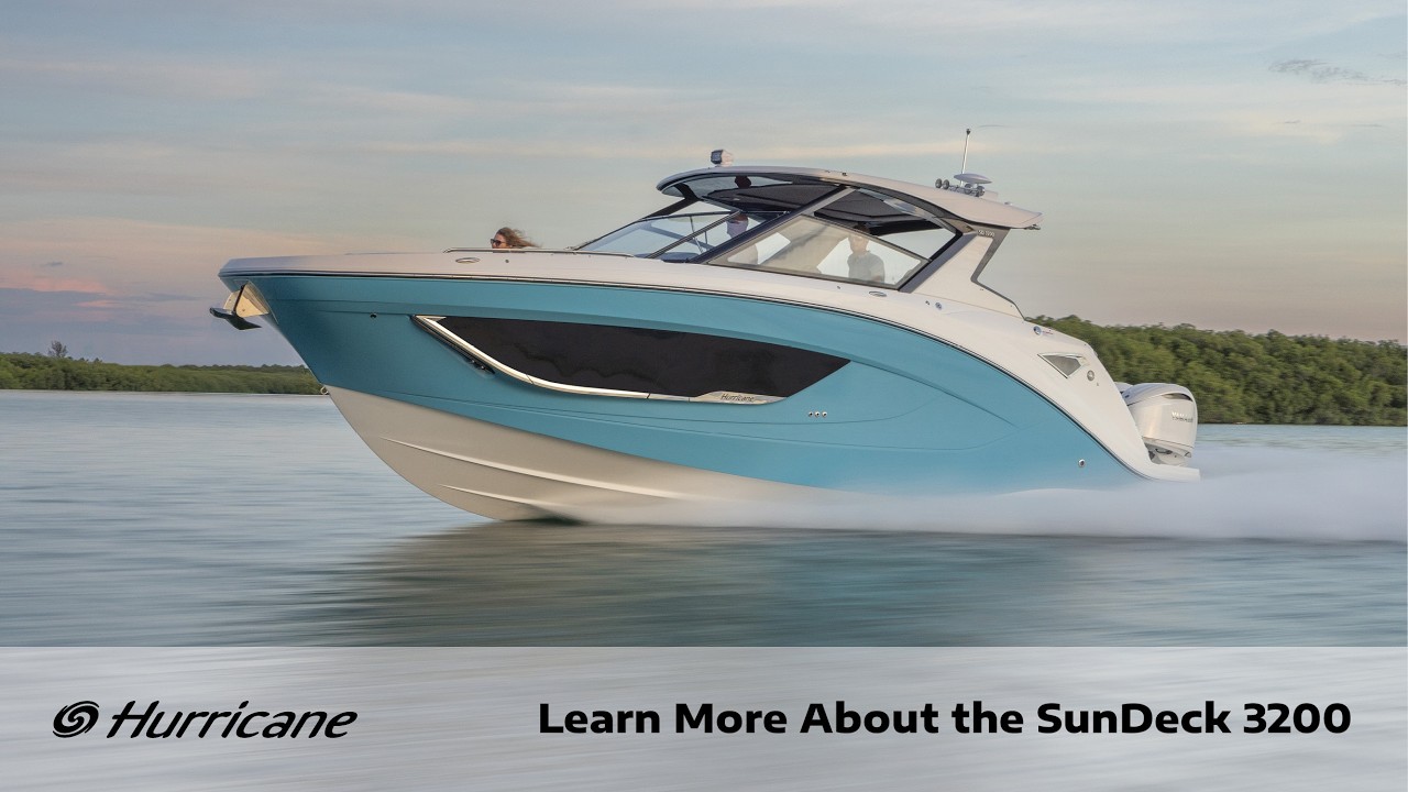 Hurricane Deck Boats: SunDeck 3200 | 2026 Innovation Award Winner