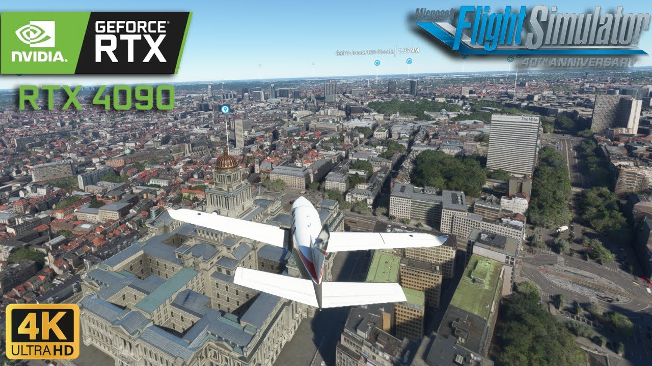 Brussels, Belgium: A Spectacular RTX 4090 Flight Simulator Experience