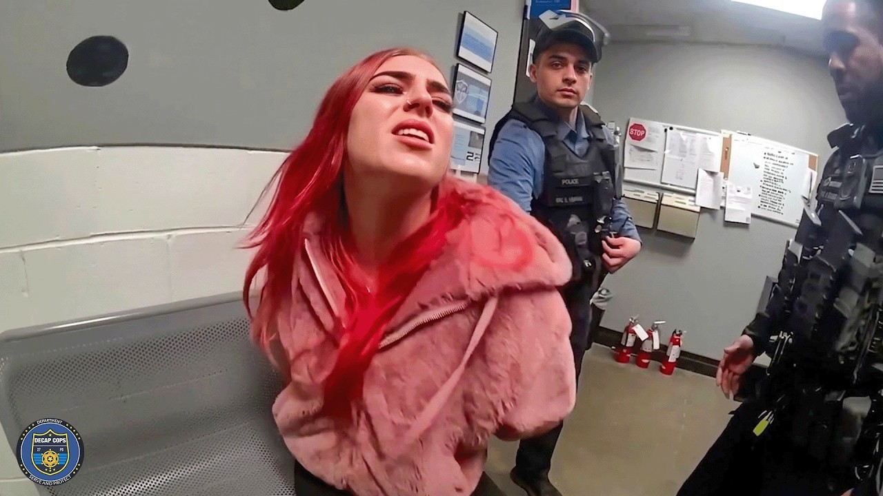 Police Teach 24 Year Old Karen Shoplifting Isn&rsquo;t a Game | Karens Getting Arrested By Police