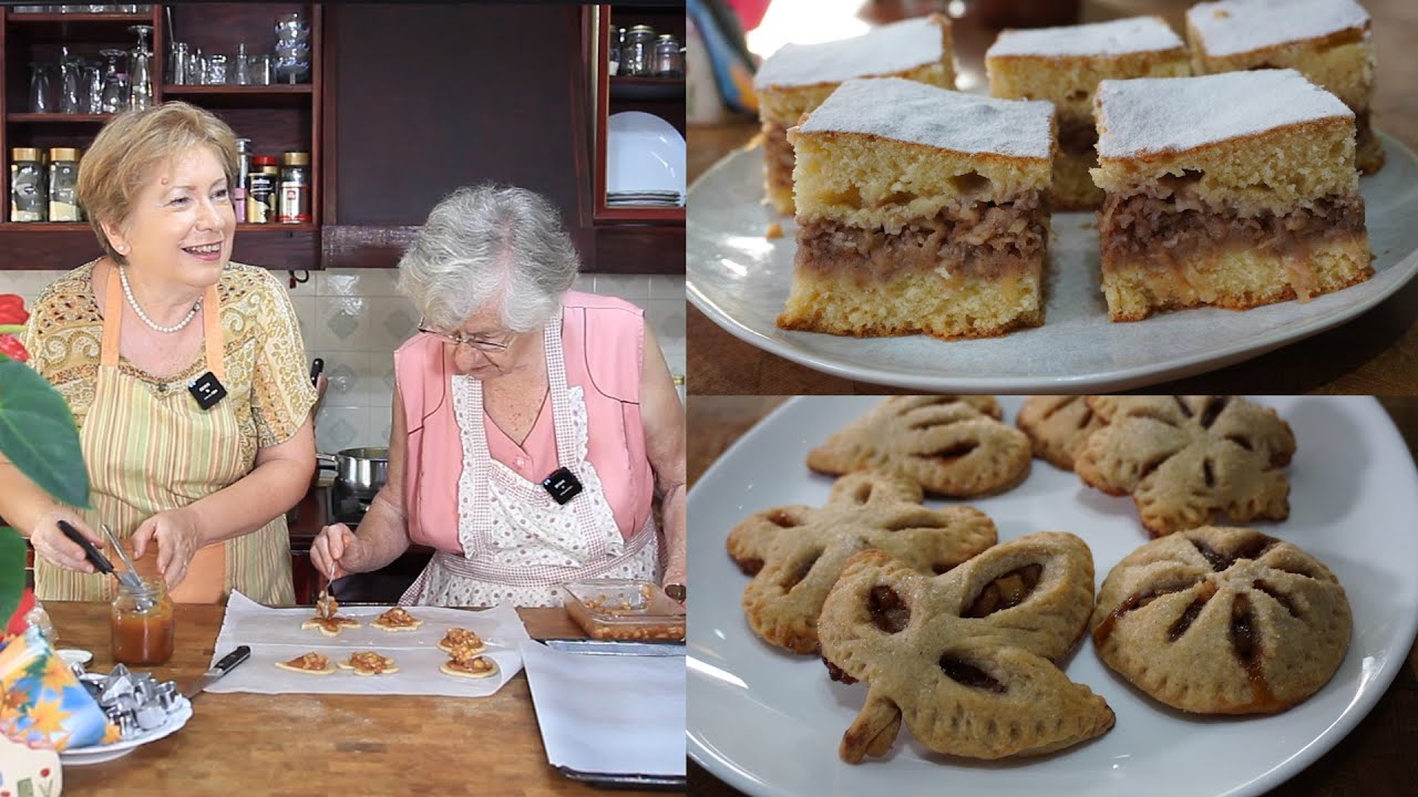 Pitice sa jabukama i karamelom i Pita sa jabukama i jogurtom