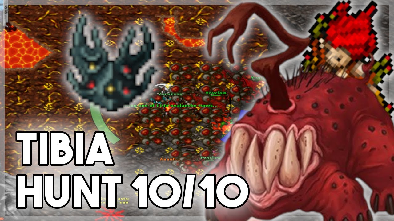[PL] Tibia | Hunt 10/10 Loot Prey | Vexclaw & Fury #50 (Mazoran Seal - Infernatil - Grounds of Fire)
