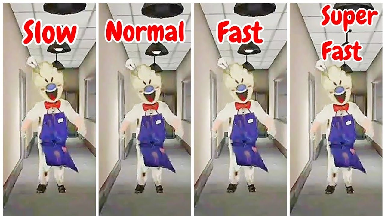 Ice Scream 6 Chase Music In Speed ( Slow, Normal, Fast, Super Fast )