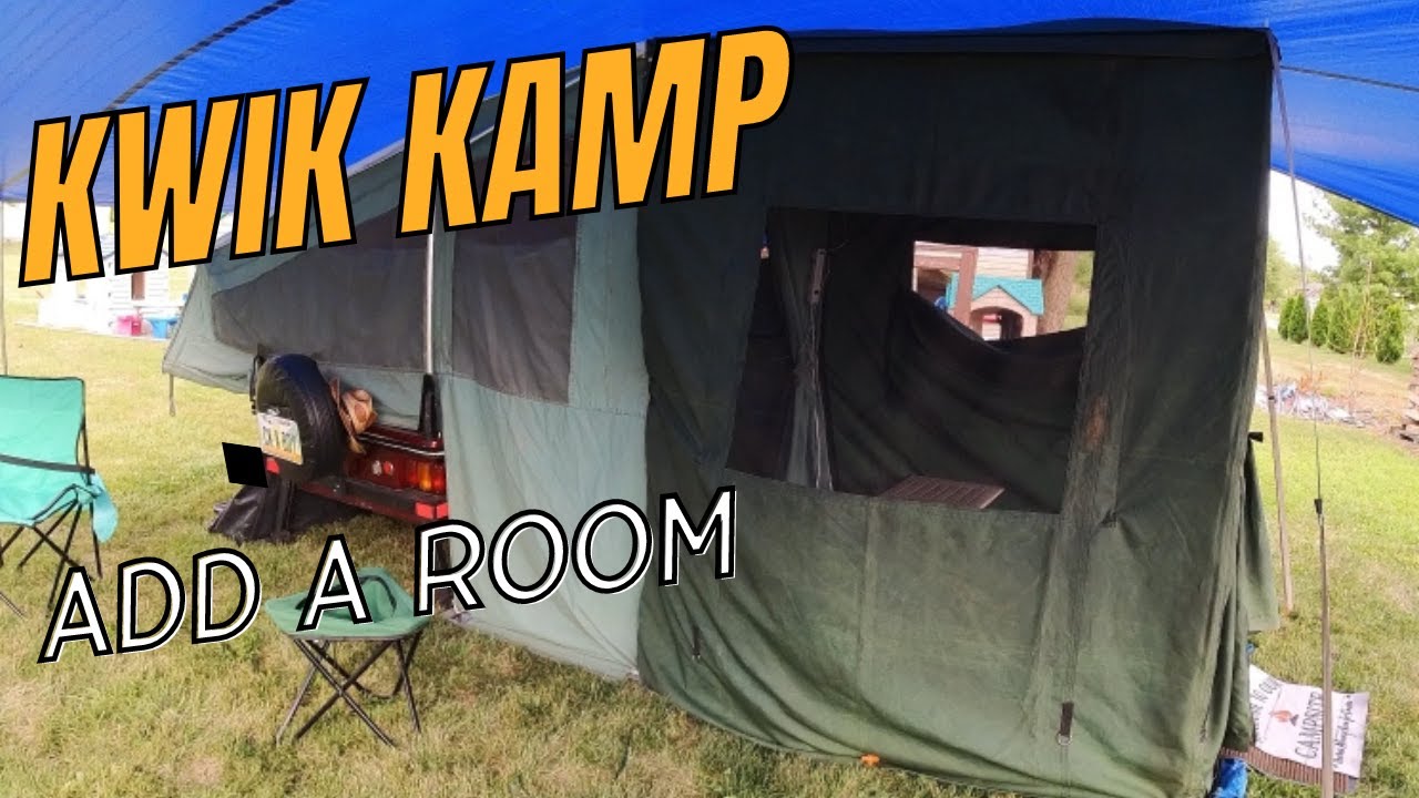 Kwick Kamp; Expanding Our Tiny Trailer #kwickkamp #motocamping