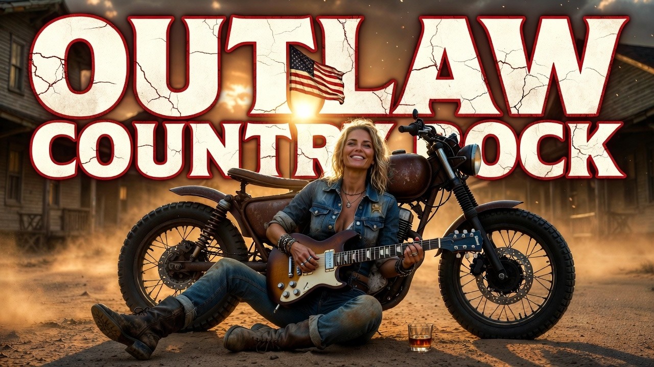 Best Outlaw Country Rock 🔥 Rusty Roads & Rebel Riders 🤠 Country Rock Highway Music