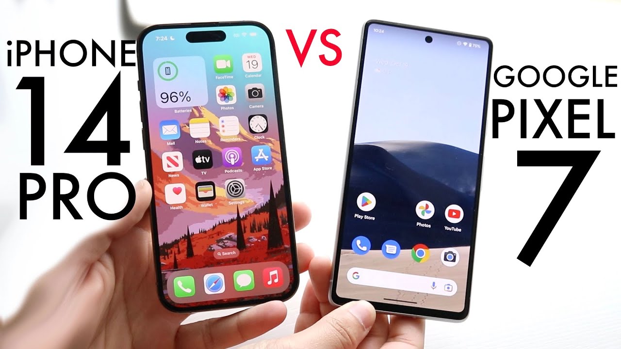 Google Pixel 7 Vs iPhone 14 Pro! (Comparison) (Review)