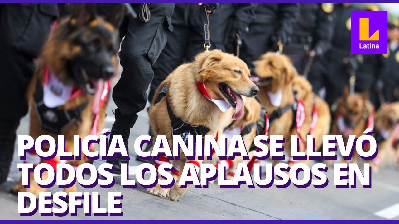 La Policía Canina participó en Desfile Cívico Militar