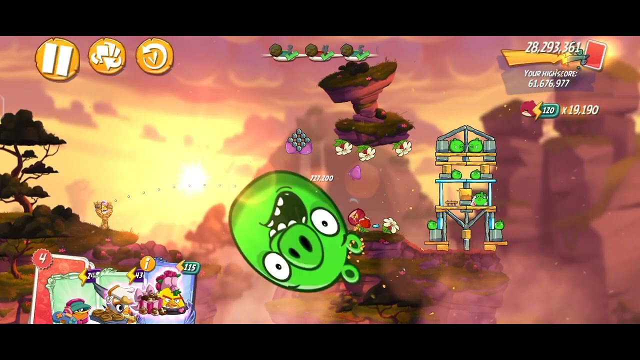 Angry Birds Mighty Eagle Bootcamp  clear room 09😄/ AB2 MEBC Today #040326