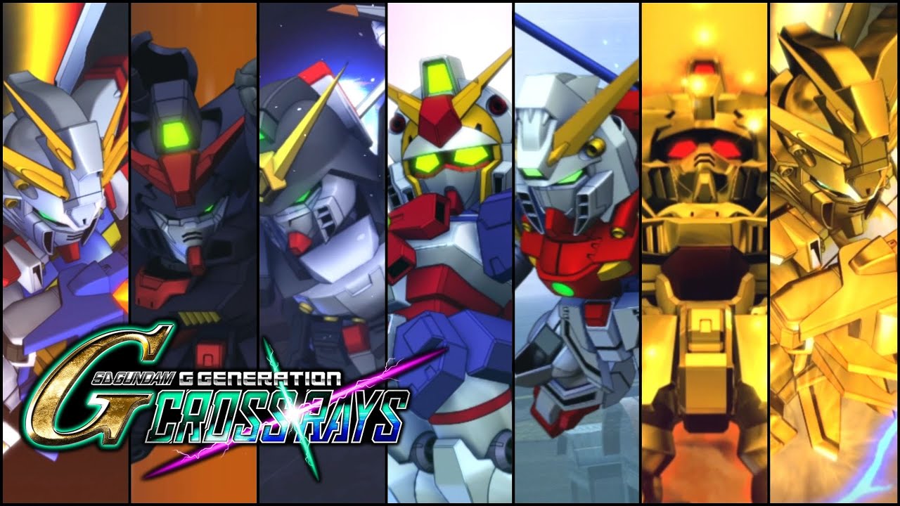 Mobile Fighter G Gundam All Gundams & Attacks | Cross Rays