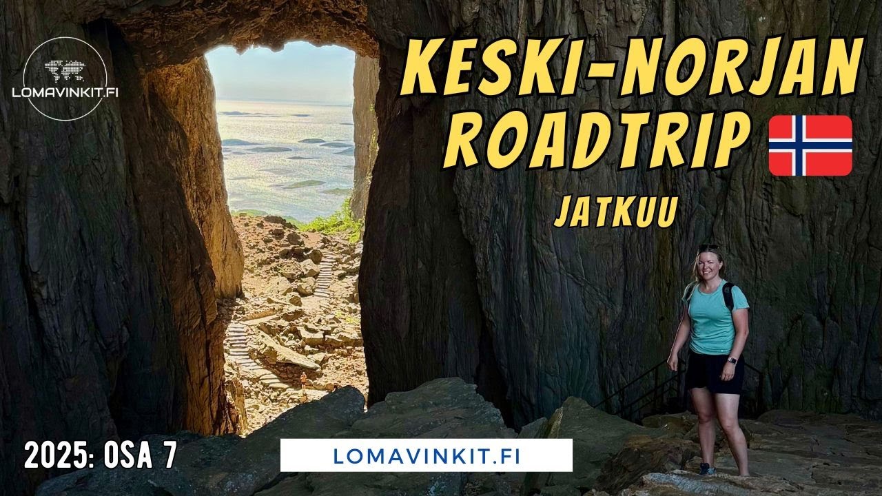 Vuori, jossa on reikä! Torghatten ja saariston maisemat | Matkailuautolla Norjassa 2025 osa 7