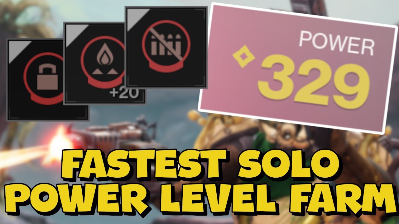 The Fastest SOLO Power Grind In Destiny 2