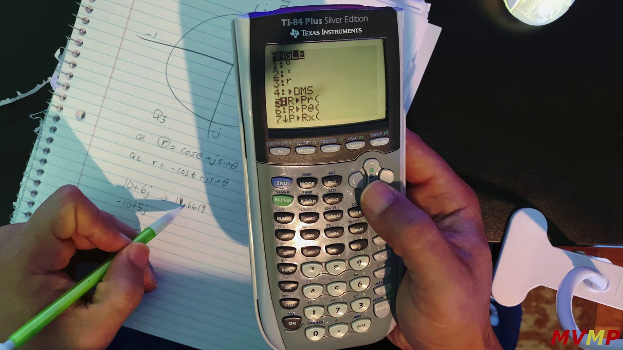 TI-84+ different ways to convert between Polar/Rectangular Form