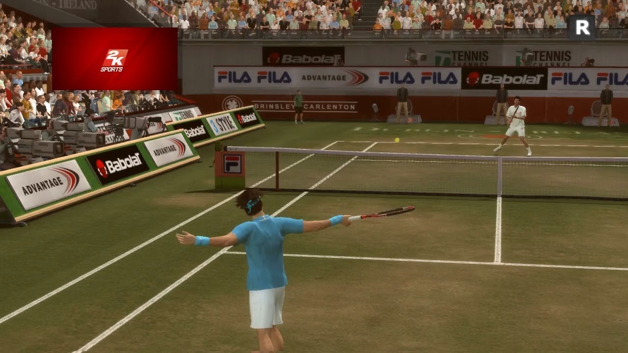 Novak Djokovic vs Roger Federer - Top Spin 4 - PS3 Gameplay