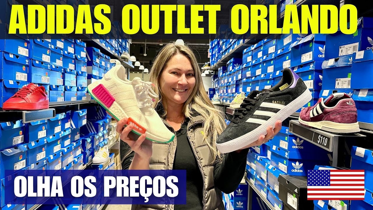ADIDAS mais BARATA de ORLANDO: PREÇOS SENSACIONAIS no OUTLET!