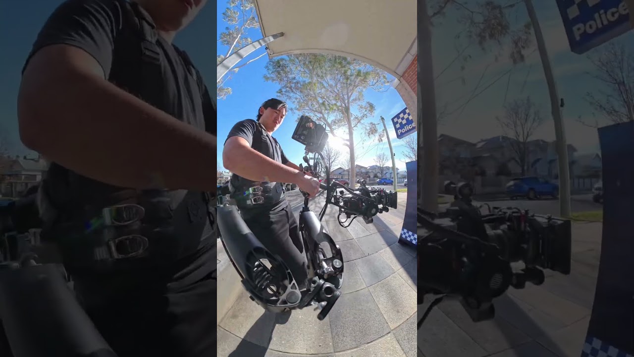 Arri Trinity 2 Steadicam flying the Arri Alexa MiniLF camera on a television commercial