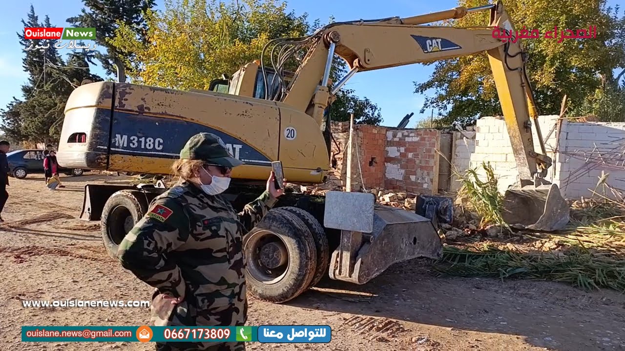 مكناس/السلطات تواصل عملية هدم البراك العشواءية بجوج طراكسات بحي الجيني الاتنين08/12/2025(ويسلان نيوز