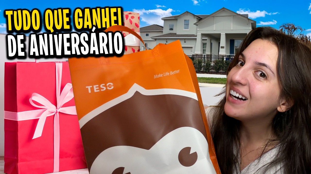 Tudo que ganhei de presente de anivers&aacute;rio da minha irm&atilde;. Produto de skincare coreano