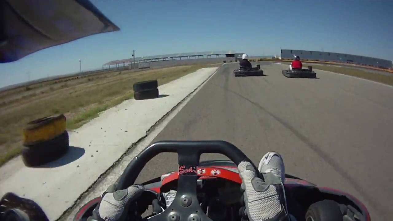 Karting Zuera Circuito alquiler - Caixa (carrera 1ª parte) (onboard)