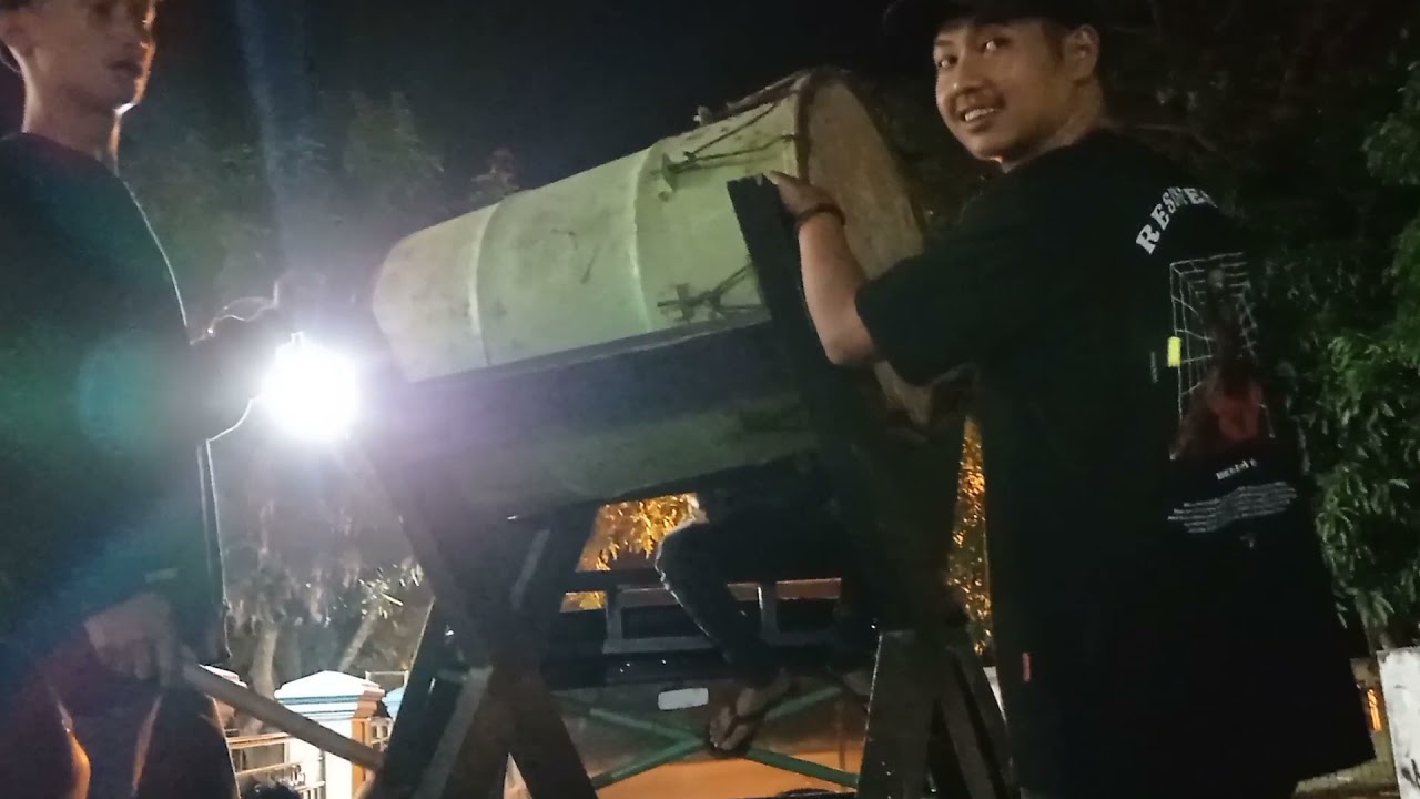 takbiran keliling kampung pakai mobil Pick up