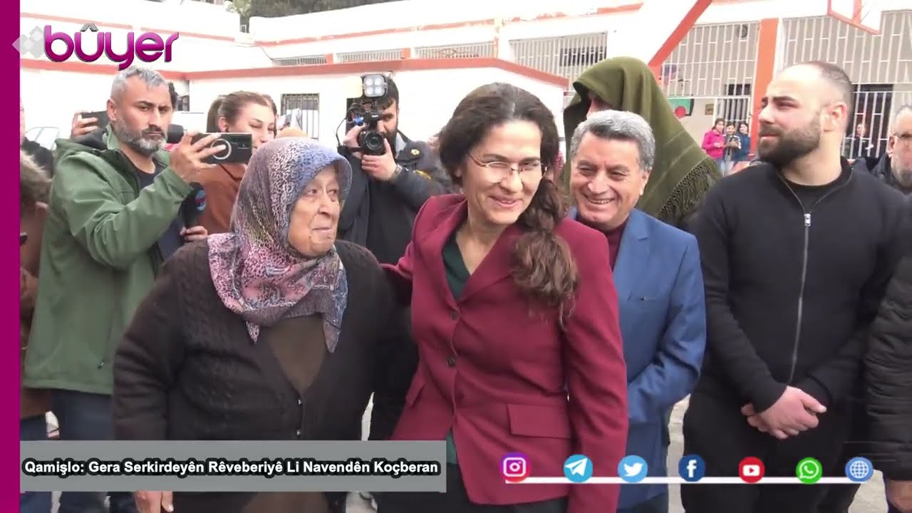 تقرير: جولة تفقدية نفذها وفد من الإدارة الذاتية على مراكز إيواء النازحين الوافدين إلى مدينة قامشلو.