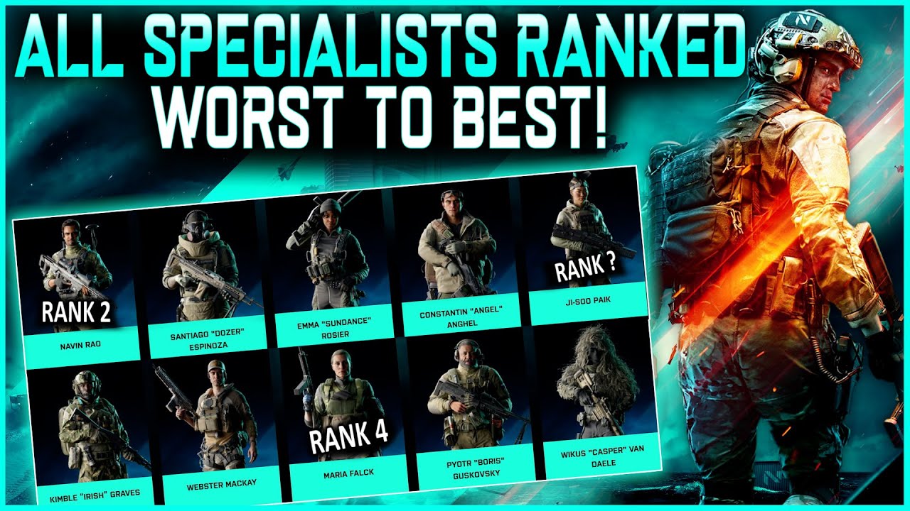 Battlefield 2042 - All Specialists RANKED From Worst To Best!
