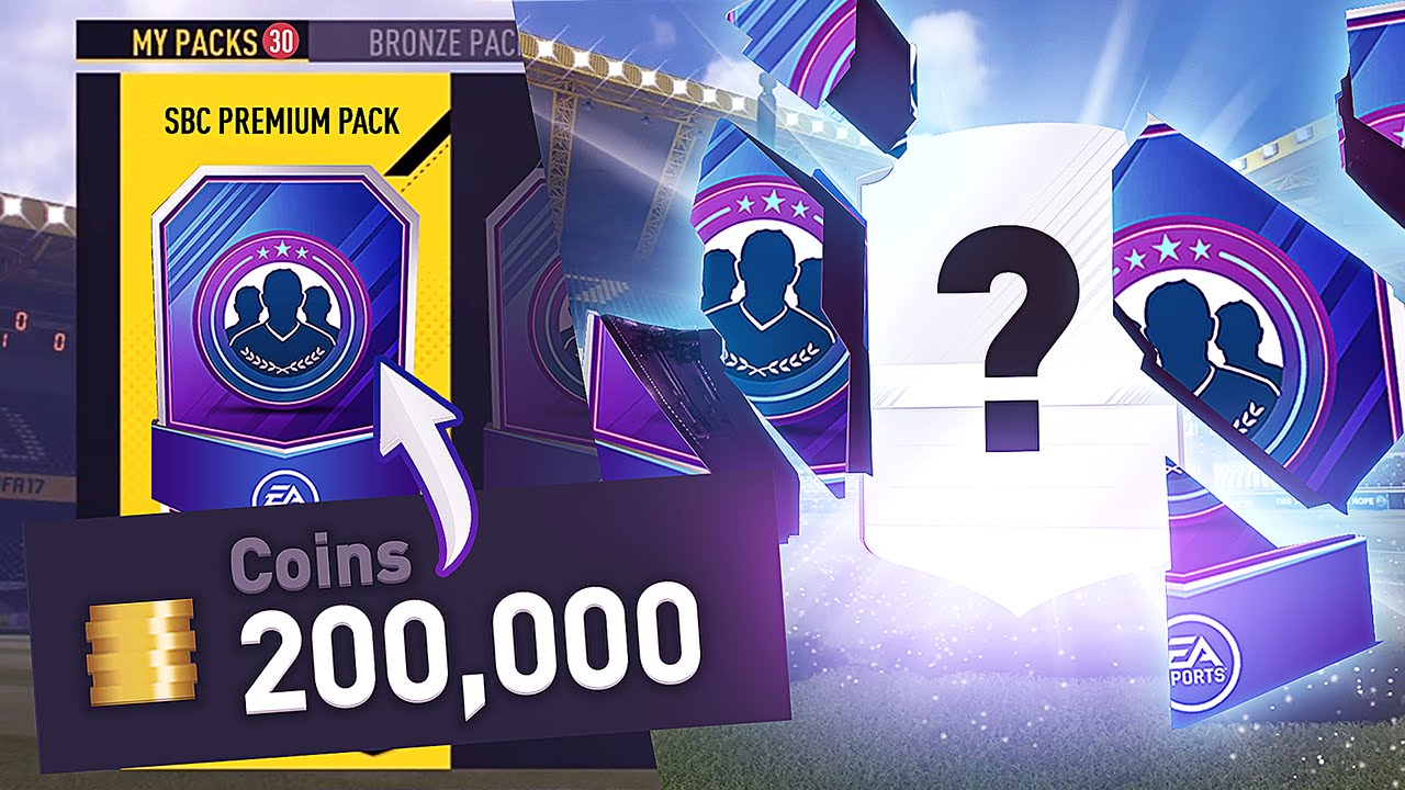 200K IN FREE PACKS! - #FIFA17 SQUAD BUILDER CHALLENGE (LEAGUE & NATION HYBRIDS)